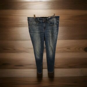 Black Buckle No 53 Skinny Mid Slim Italian Premium Denim Made in Italy 29x32 ***